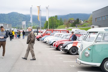 VW Oldtimertreffen Scharnstein im Autohaus Almtal