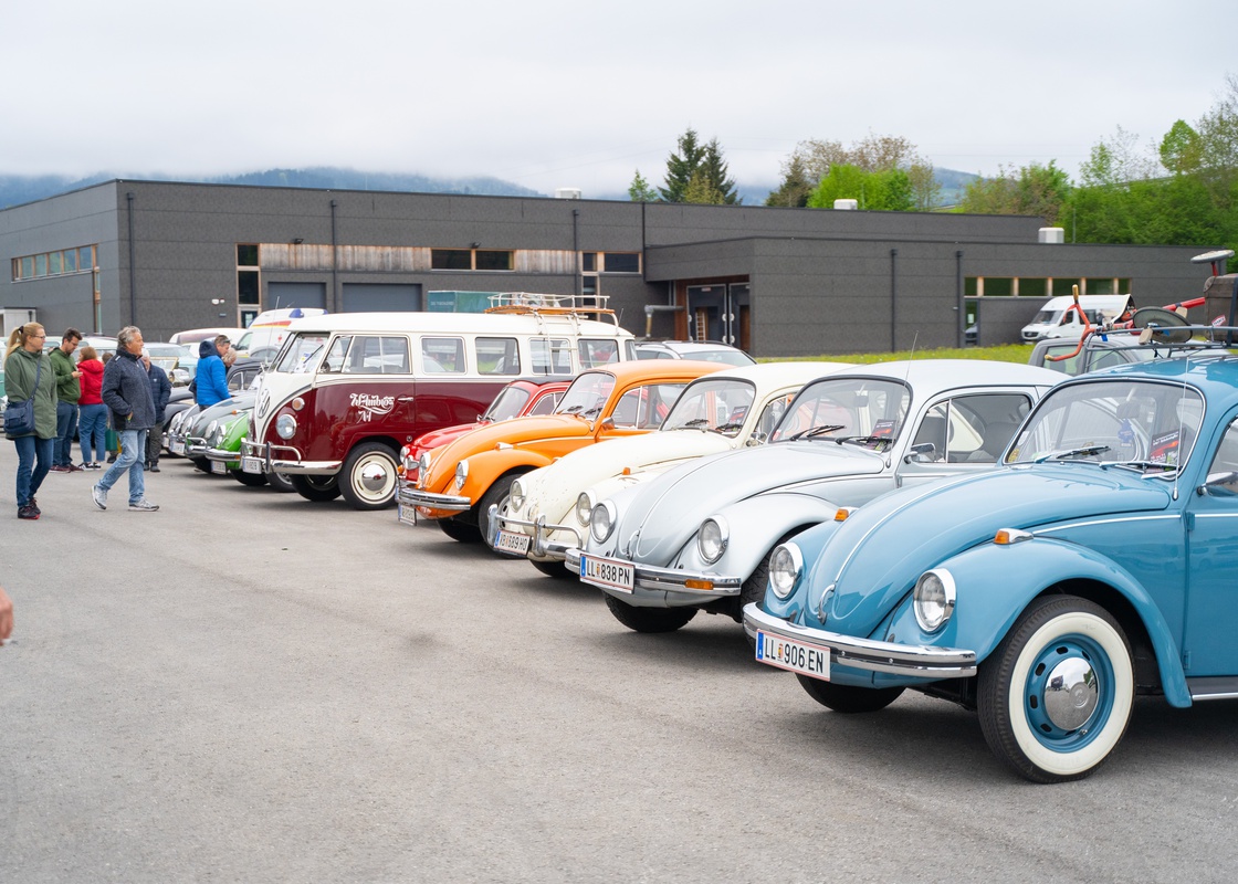 VW Oldtimertreffen Scharnstein im Autohaus Almtal