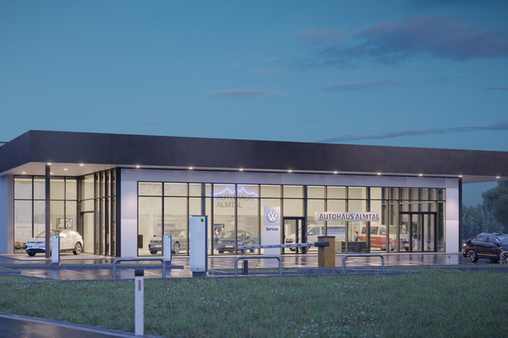 Das Autohaus Almtal Eröffnet am neuen Standort im Kalkofen am Sonntag, 15.05.2022